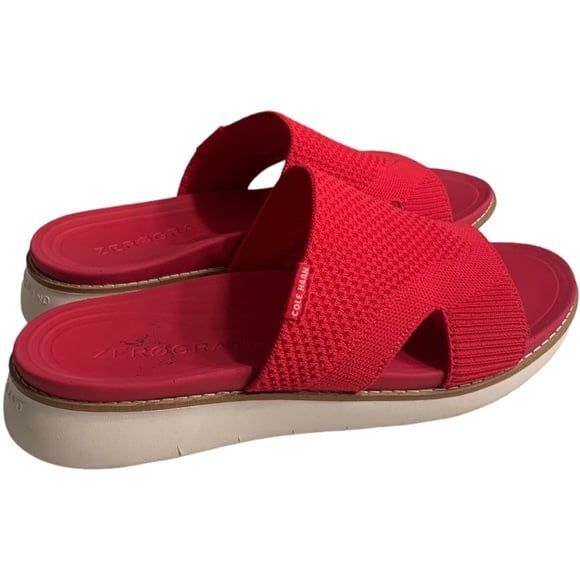 COLE HAAN Zerogrand Global Stitchlite Sandals Love Potion Pink Size 9 - Picture 3 of 6